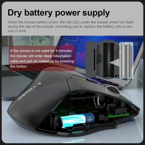 E-YOOSO X-31 USB 2.4G Large Gaming Mouse - Image 4