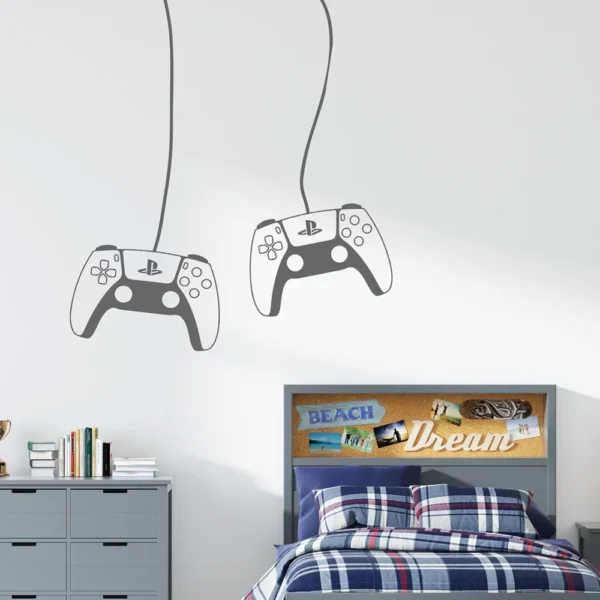 Gamer Wall Decal Video Games PS4 Controller Wall Sticker Gaming Room Decoration Removable Wall Art Decals A391 - Image 3