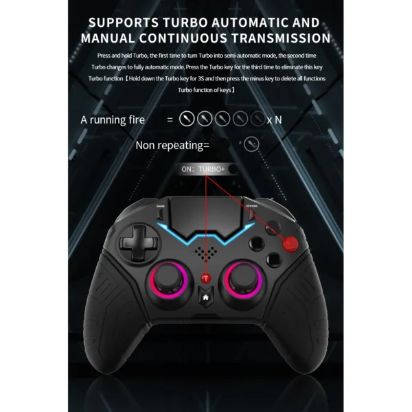 Wireless Controller For PS4 PS3 PS Playstation 4 3 Mobile Phone PC Android TV Control Bluetooth Gamepad Game Pad Joystick Gaming - Image 3