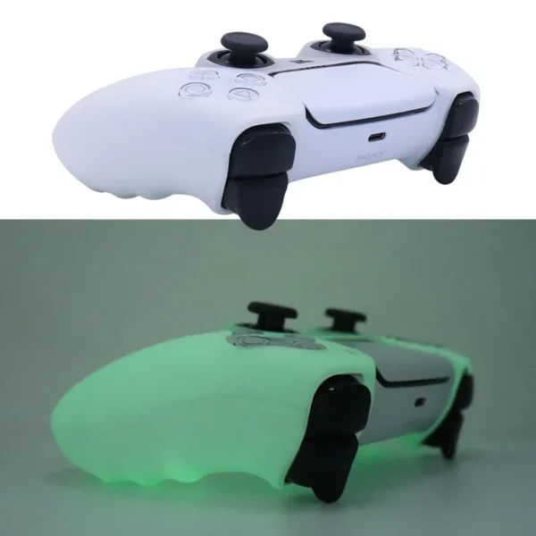 Glow in Dark Soft Silicone Case For PS5 Dual Sense Controller - Image 3