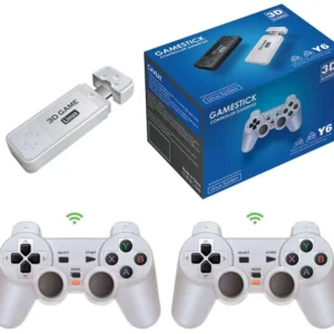 POWKIDDY Y6 Family Video Game Players Portable Retro Handheld 2.4G Wireless Controllers 4K HD TV Console Gaming New Stick