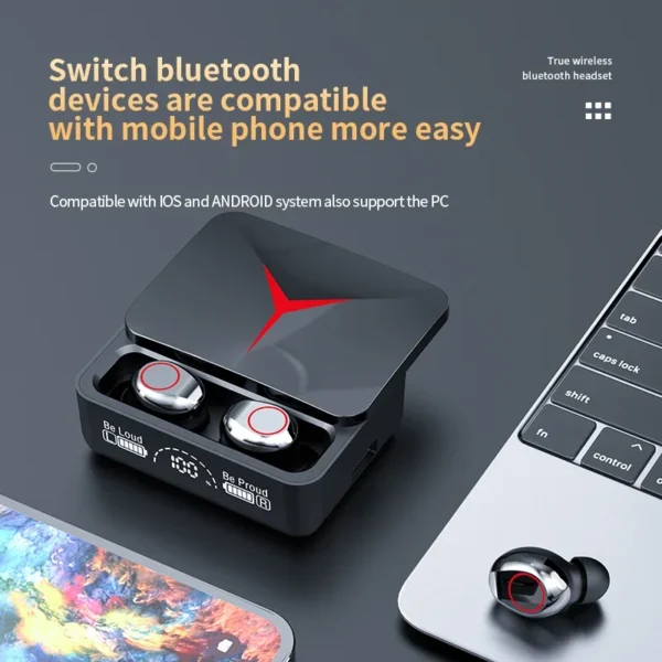 M90 Touch Control Wireless Bluetooth Headphones - Image 3