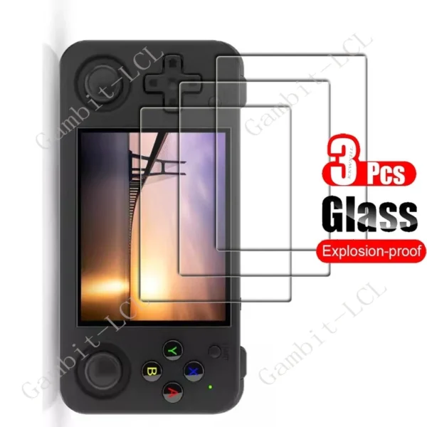 1-3PCS Tempered Glass For ANBERNIC RG35XX H 3.5" Protective Film