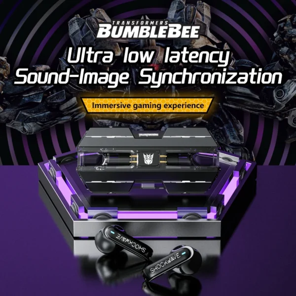 Bumblebee Transformers TF-T01 Bluetooth 5.3 Earphone Wireless Headset - Image 3