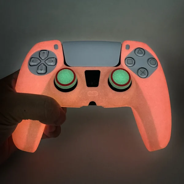 Glow in Dark Soft Silicone Case For PS5 Dual Sense Controller - Image 9