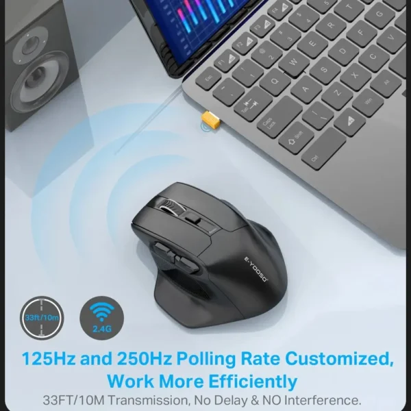 E-YOOSO X-31 USB 2.4G Large Gaming Mouse - Image 3