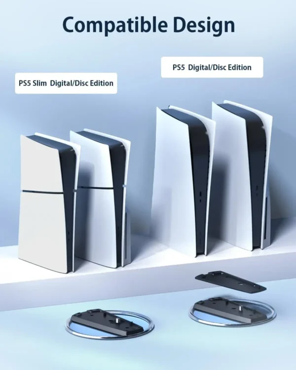 New Console Host Stand For PS5 Slim/PS5 PRO Vertical Storage Stand Game Accessories - Image 7