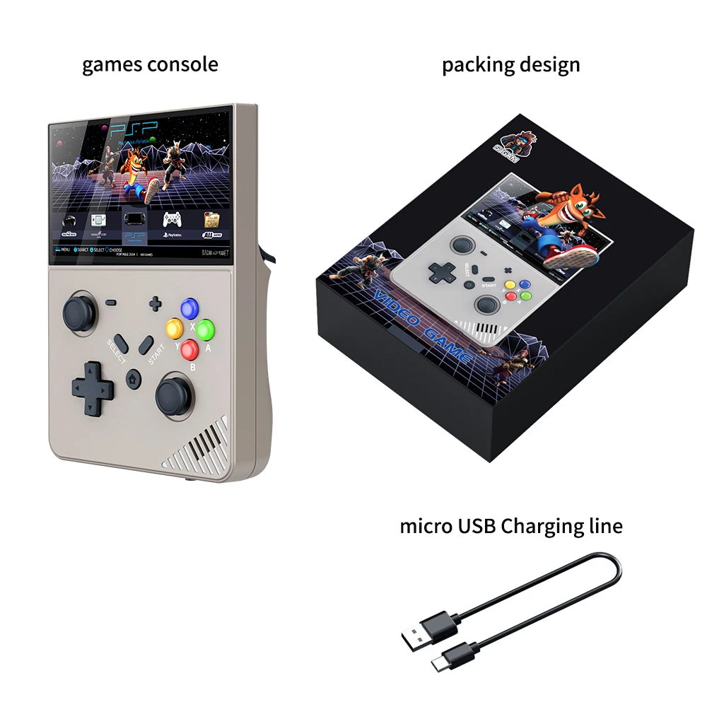Portable Retro R43 PRO 4.3”Screen 256G Handheld Game Player 70000+ Games for PS1 PSP N64 MAME Play Anytime Anywhere Retro Gaming - Image 2