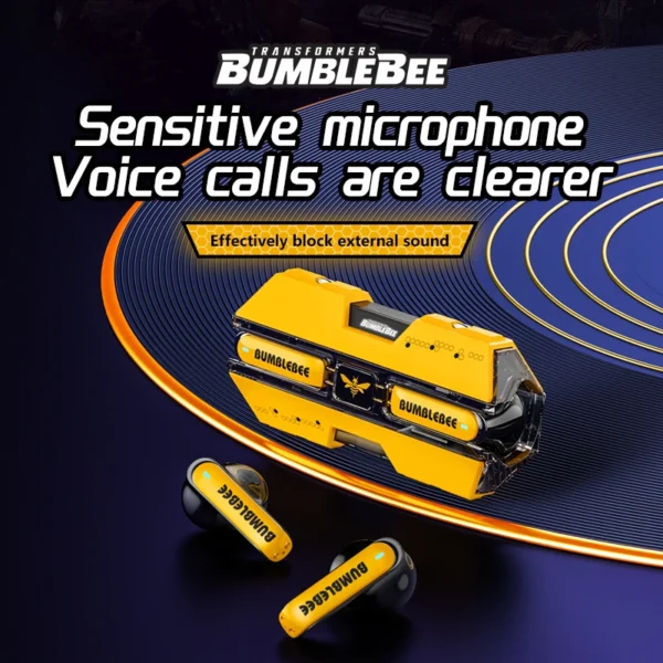 Bumblebee Transformers TF-T01 Bluetooth 5.3 Earphone Wireless Headset - Image 6