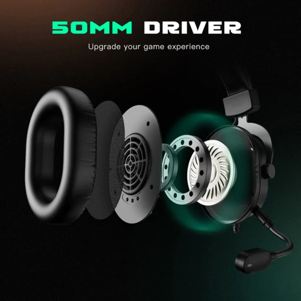 Fifine Dynamic RGB Gaming Headset - Image 3