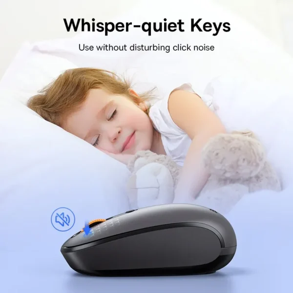 Cutesy Wireless Bluetooth 5.0 Mouse 1600 DPI Silent Click - Image 6