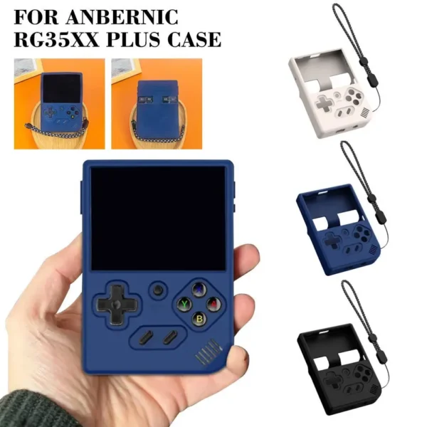 For ANBERNIC RG35XX Plus Silicone Protective Case