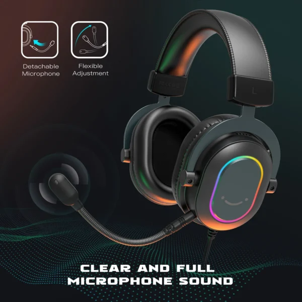 Fifine Dynamic RGB Gaming Headset - Image 4