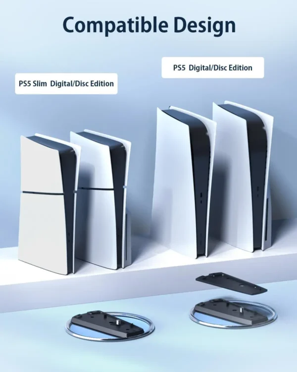 New Console Host Stand For PS5 Slim/PS5 PRO Vertical Storage Stand Game Accessories - Image 5