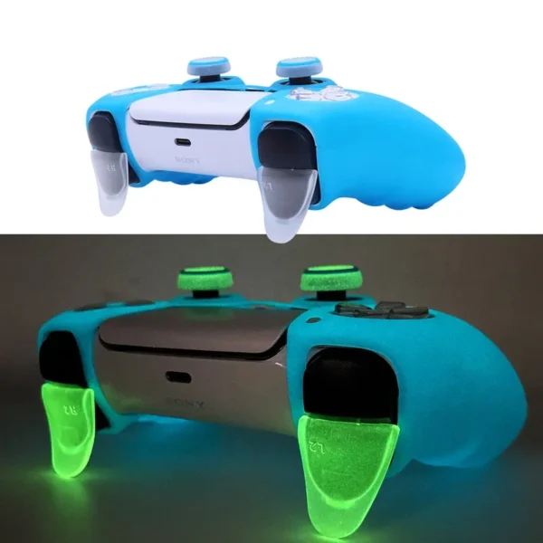 Glow in Dark Soft Silicone Case For PS5 Dual Sense Controller - Image 6