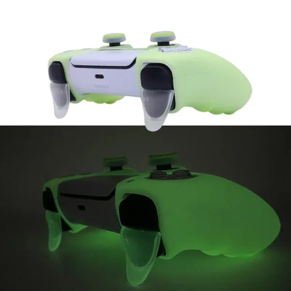 Glow in Dark Soft Silicone Case For PS5 Dual Sense Controller - Image 4