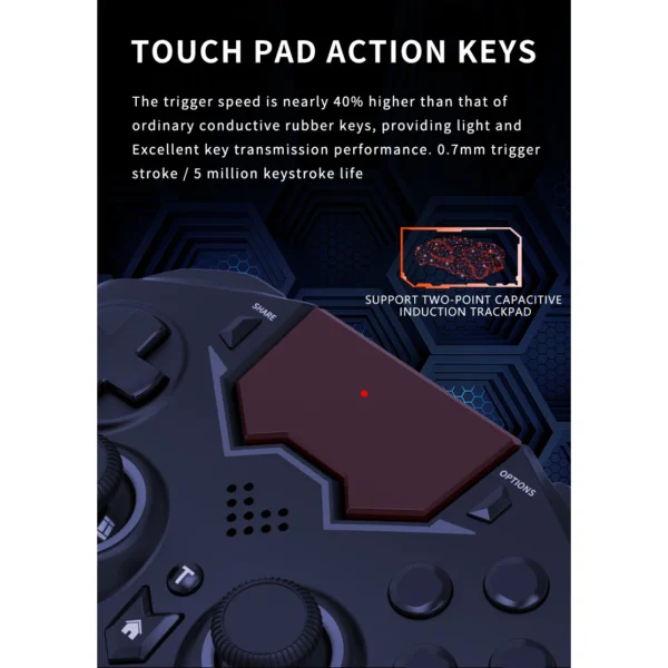 Wireless Controller For PS4 PS3 PS Playstation 4 3 Mobile Phone PC Android TV Control Bluetooth Gamepad Game Pad Joystick Gaming - Image 5