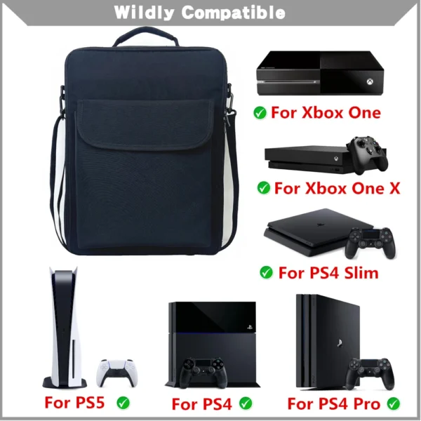 New Portable PS5 Travel Carrying Case Storage Bag Handbag Shoulder Bag Backpack for Playstation 5 Game Console Accessories - Image 5